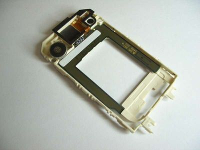 Carcasa Intermed. Superior Nokia 7390 Blanca con Vibrador y Cam.