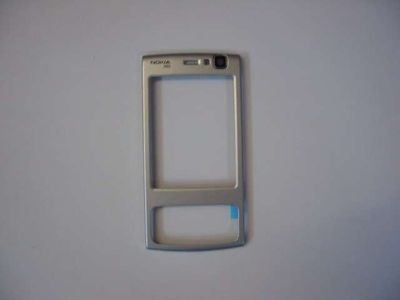 Carcasa Frontal Nokia N95 Plata