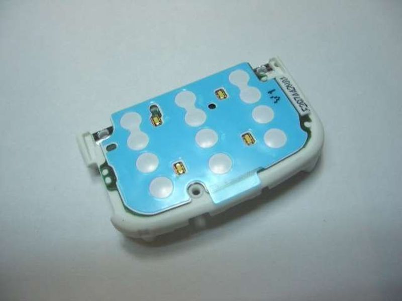 Placa Teclado con Membrana y Soporte Nokia 5700 Blanca