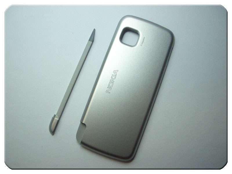 Tapa Batería con Lapiz Nokia 5230 Plata