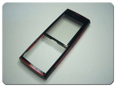 Carcasa Frontal Nokia X2-00 Negra Roja
