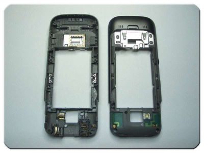 Chasis Nokia C5 Gris con Bandeja SIM, Conec. Carga / Accesorios,