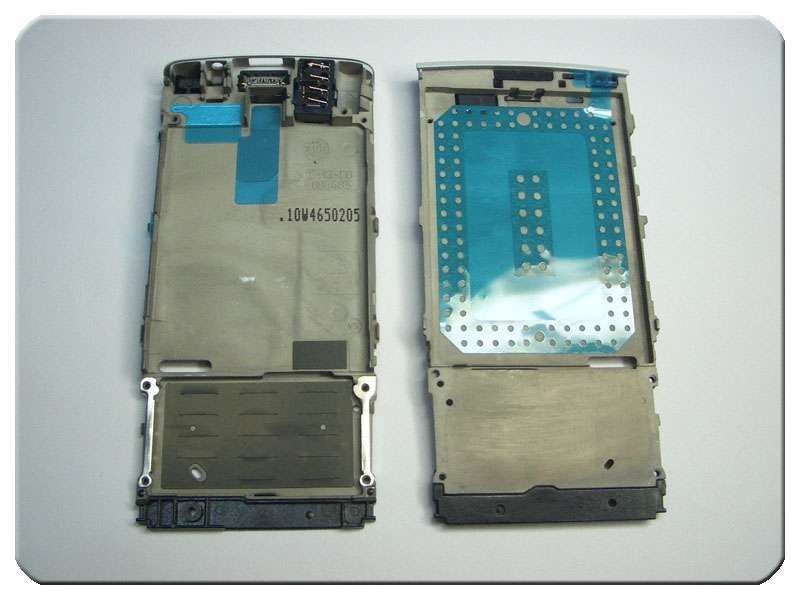 Carcasa Central Nokia X3-02 Blanco con Altavoz y Conector Acceso