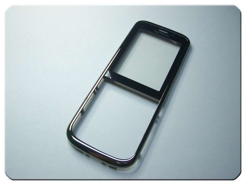 Carcasa Frontal Nokia C5 Negra / Plata