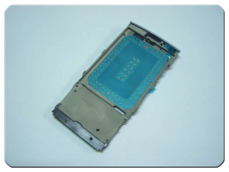 Carcasa Central Nokia X3-02 Lila con Altavoz y Conector Accesori