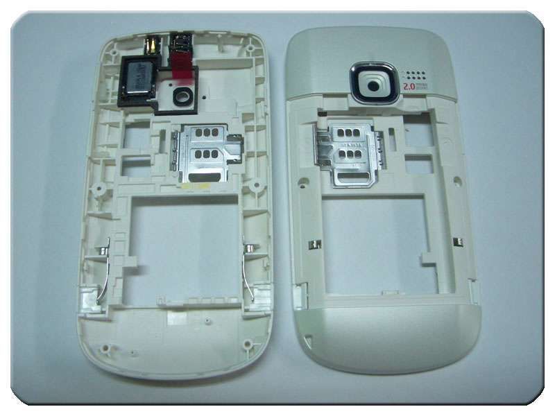 Chasis Nokia C3-00 Blanco con Buzzer Conector Carga Accesorios