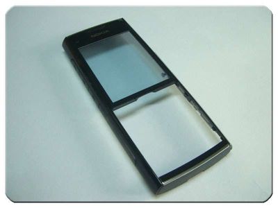 Carcasa Frontal Nokia X2-00 Negra Plata