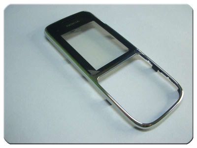 Carcasa Frontal Nokia C2-01 Negra Cromada