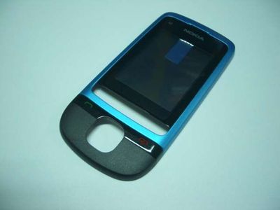 Carcasa Frontal Nokia C2-05 Azul / Negro