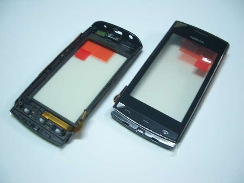 Carcasa Frontal con Digitalizador Nokia 500 Negro