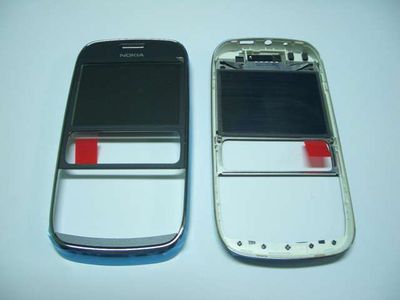 Carcasa Frontal Nokia 302 Gris Oscuro