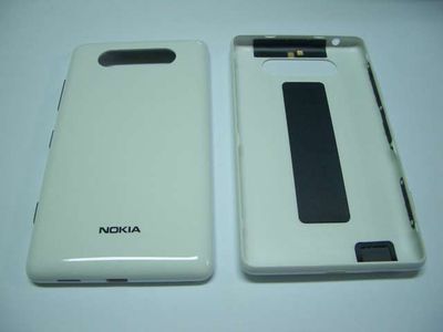 Tapa Batería Nokia 820 Blanca con Botones Laterales