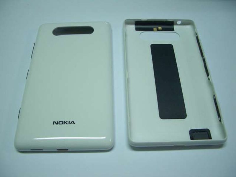 Tapa Batería Nokia 820 Blanca con Botones Laterales