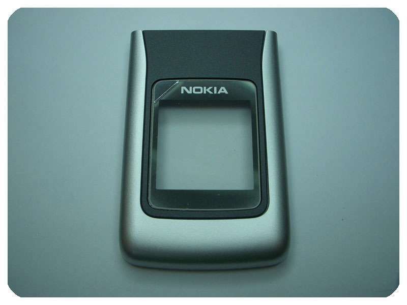 Carcasa Frontal Externa Nokia N90 Negro Plata