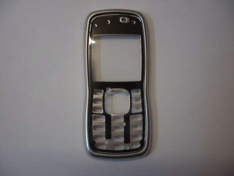 Carcasa Frontal Metálica Nokia 5500 Negra Plata