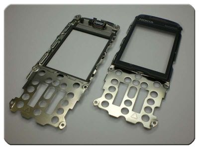 Marco Metálico con Ventana y Altavoz Nokia 5130 XpressMusic Roja