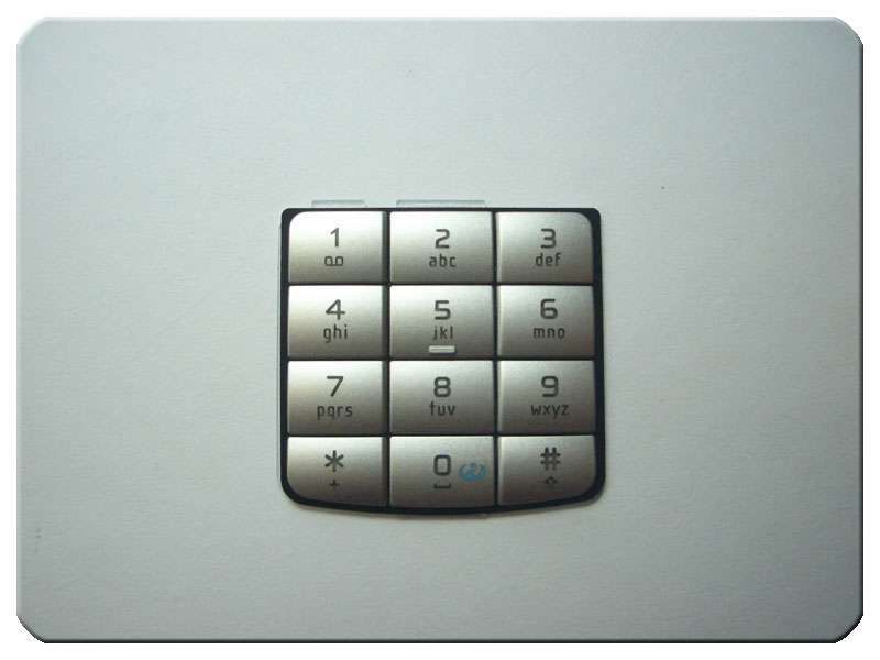 Teclado Numerico Nokia N93 Plata