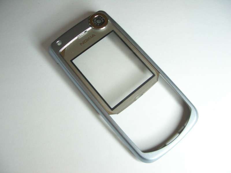 Carcasa Frontal Nokia 6680 Azul Plata