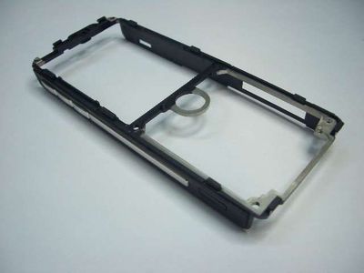 Carcasa Intermedia Nokia E60 Negro con Botones Laterales