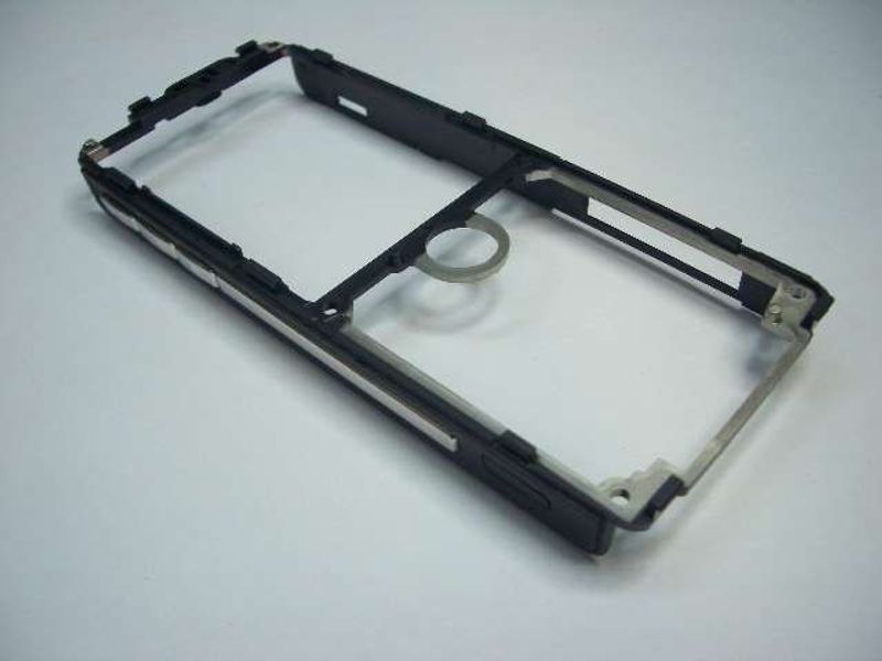 Carcasa Intermedia Nokia E60 Negro con Botones Laterales