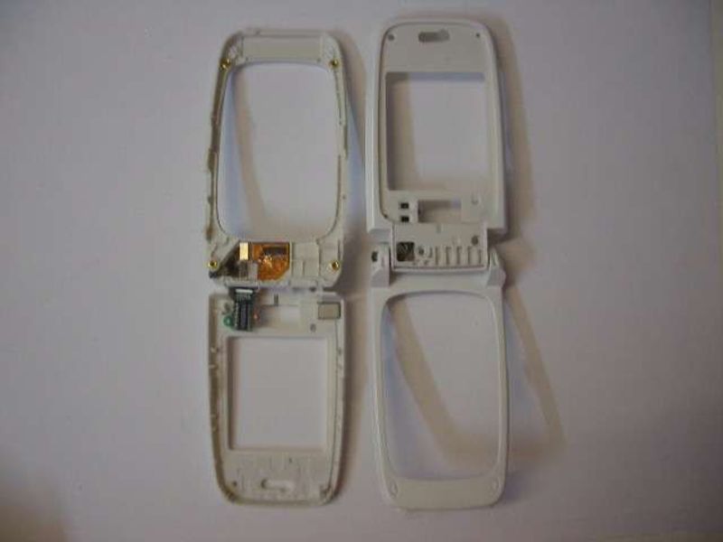 Carcasa Intermedia Central con Flex Nokia 6101 Blanca