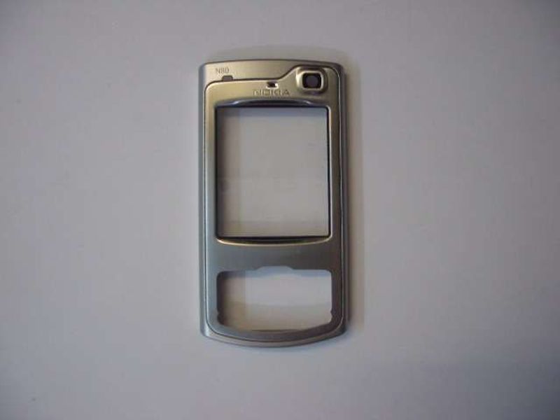 Carcasa Frontal Nokia N80 Plata