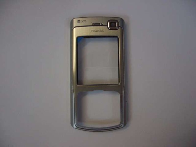Carcasa Frontal Nokia N70 Plata
