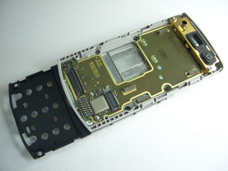 Carcasa Deslizante Placa Display Nokia N80 Plata