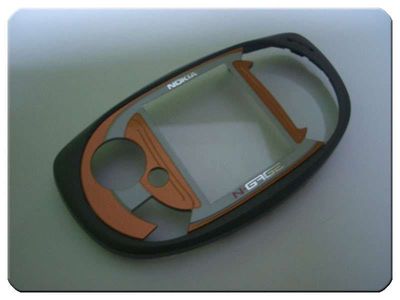 Carcasa Frontal Nokia NGAGE Naranja / Gris