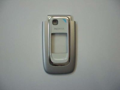 Carcasa Frontal Nokia 6131 Blanca / Plata