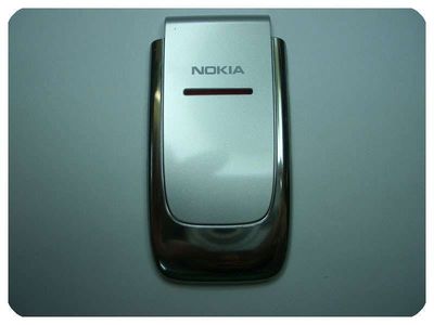 Carcasa Frontal Externa Nokia 6060 Gris Plata