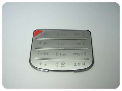 Teclado Numérico Nokia 6700 Classic Cromado