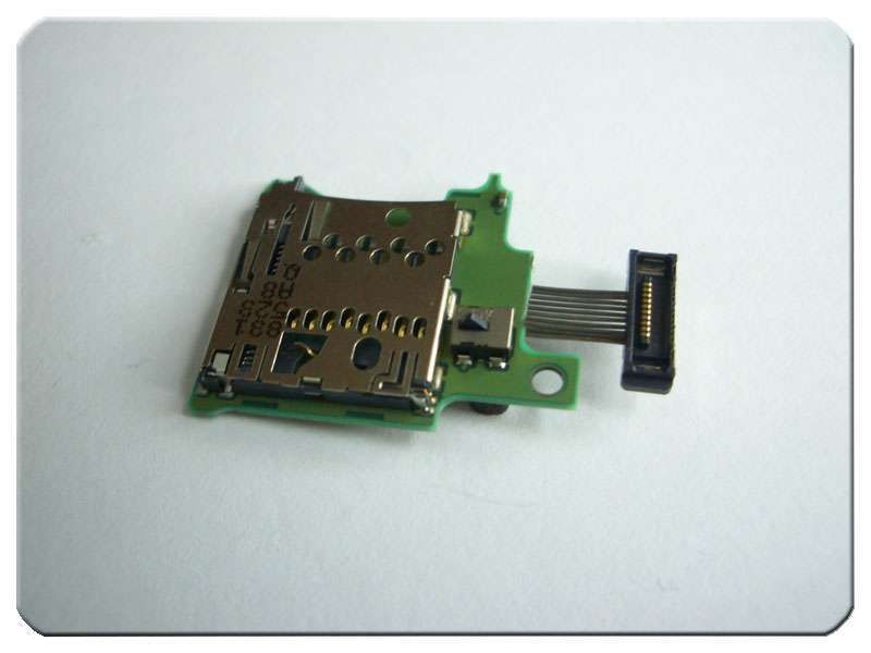 Lector Tarjeta Memoria con Placa y Flex Nokia 6260 Slide