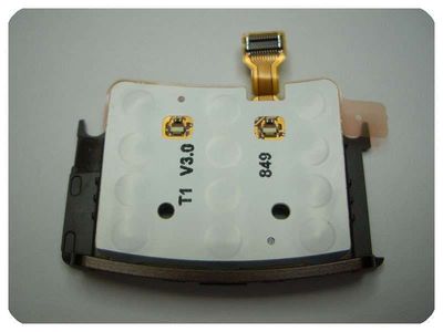 Membrana Teclado Num. con Flex y Soporte Nokia 6500 Slide Marrón