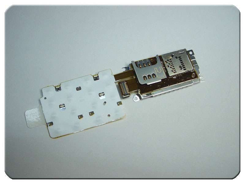 Membrana Teclado Nokia X3-02 con Flex Lector SIM y Tarjeta de Me