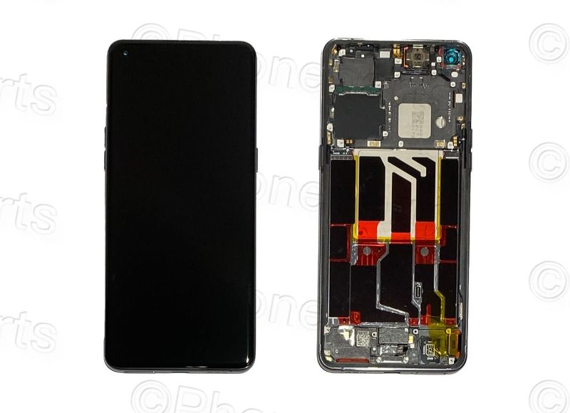 Pantalla Completa OPPO Find X5 PRO CPH2305 Negro con Marco SERVICE PACK