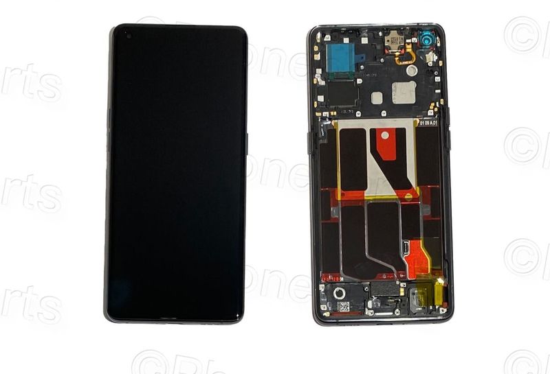 Pantalla Completa OPPO Find X5 CPH2307 Negro con Marco SERVICE PACK