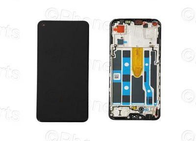 Pantalla Completa Oppo Find X5 Lite CPH2371 / Reno7 5G Negro con Marco SERVICE PACK