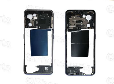 Carcasa Intermedia Chasis Original Oppo Reno7 / Find X5 LITE (CPH2371) Azul