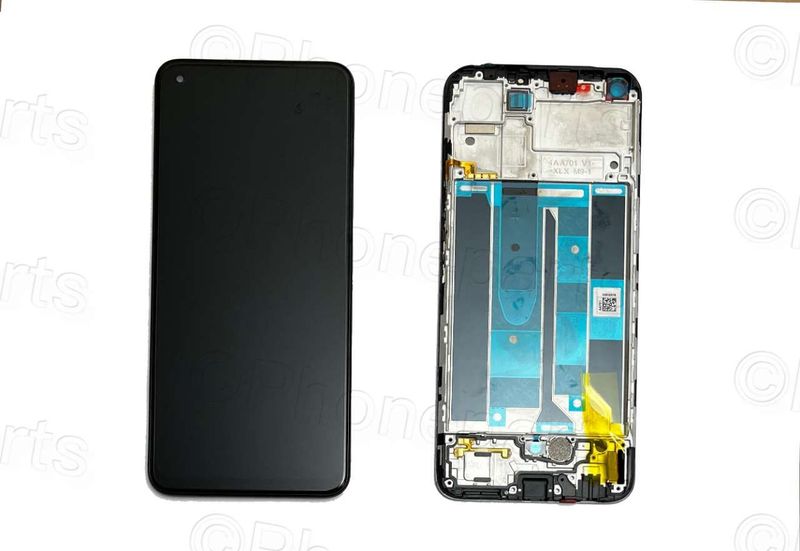 Pantalla Completa Oppo Realme8 PRO RMX3081 Negro con Marco