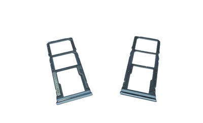 Bandeja Porta Doble SIM + MicroSD Xiaomi RedMi Note8 Blanco Plata