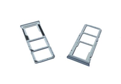 Bandeja Porta Doble Nano SIM + MicroSD Xiaomi RedMi Note 9S Plata