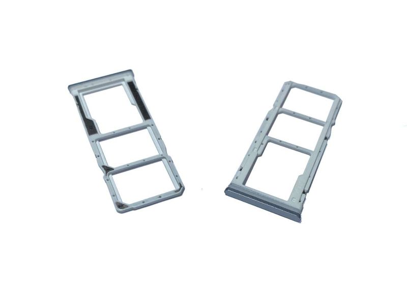 Bandeja Porta Doble Nano SIM + MicroSD Xiaomi RedMi Note 9S Plata
