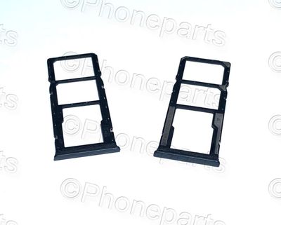 Bandeja Porta Doble Nano SIM + MicroSD Xiaomi RedMi10 Tarnish / Gris / Negro