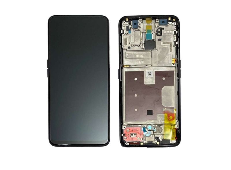 Pantalla Completa OPPO Reno 2Z Negro con Marco SERVICE PACK