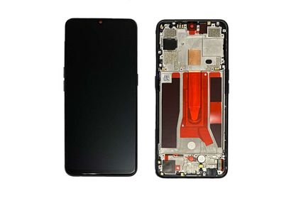 Pantalla Completa OPPO Find X2 Lite Negro con Marco SERVICE PACK