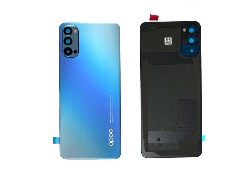 Tapa Batería Original Con Lente de Cámara OPPO Reno4 5G Azul Galáctico