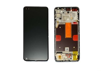 Pantalla Completa OPPO Reno4 5G Azul con Marco SERVICE PACK