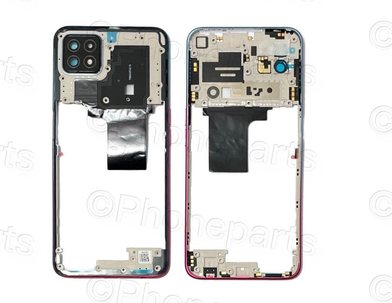 Carcasa Intermedia Chasis Original Oppo A73 5G Neon