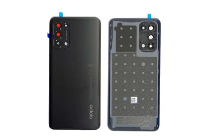 Tapa Batería Original Oppo Find X3 Lite / Reno5 5G Negro SERVICE PACK